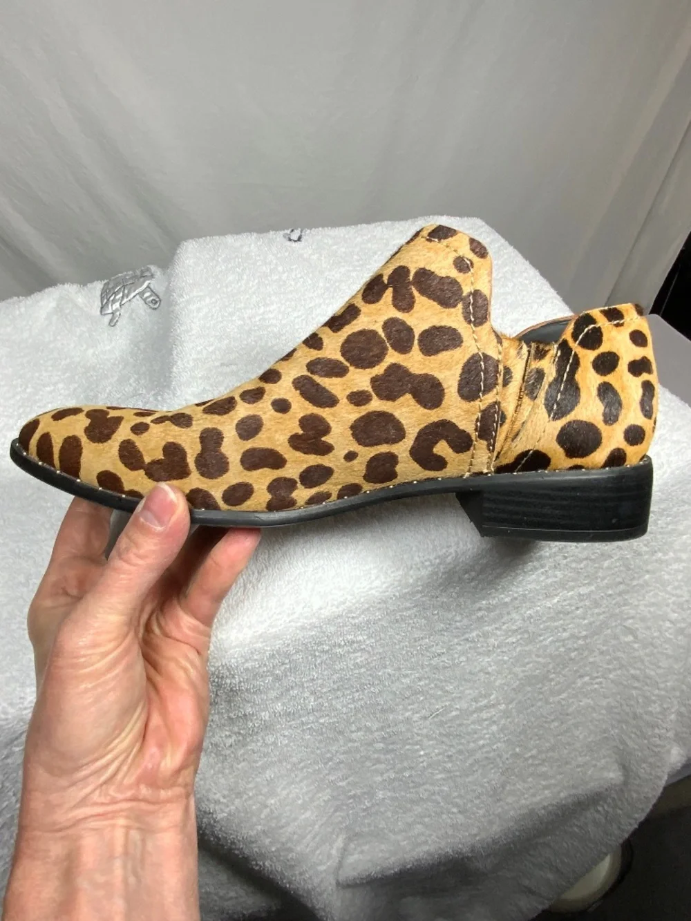 NWOT - Steven by Steve Madden Calf Hair Leopard Print Bootie - Size 9